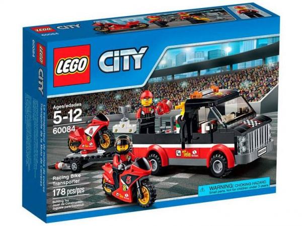 LEGO City Transportador de Motocicletas - de Corrida 60084 178 Peças
