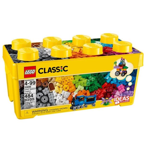 Lego Classic 10696 Caixa Média de Peças Criativas 484 Peças