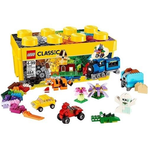 Lego Classic, Blocos de Montar, Construa Sua Cidade - 484 Peças