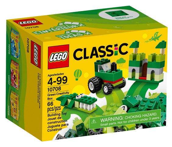 LEGO Classic - Caixa de Criatividade Verde - 10708