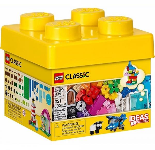 Lego Classic Caixa de Peças Criativas Lego 221 Peças 10692