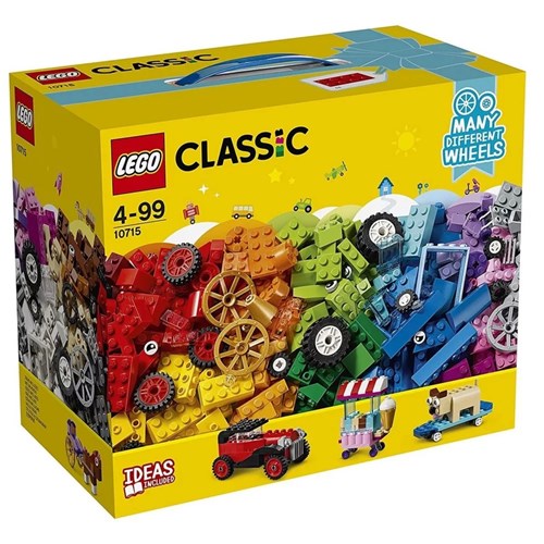 Lego Classic Peças Sobre Rodas 10715