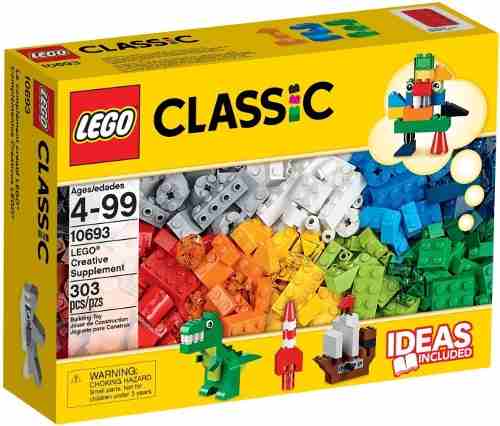 Lego Classic Suplemento Criativo 303 Peças 10693