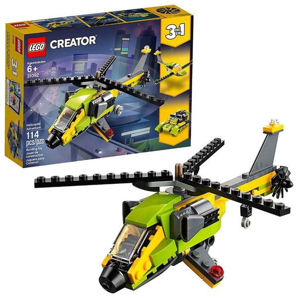 Lego Creator Aventura de Helicoptero 114 Pecas 31092
