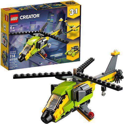 Lego Creator Aventura de Helicóptero 3 em 1