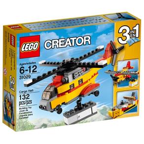 Lego Creator - 3 em 1 - Helicóptero de Carga 31029