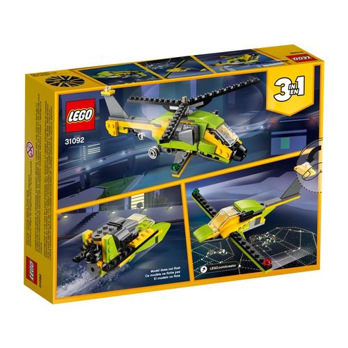Lego Creator - 3 em 1 - Helicópteros de Aventura - 31092