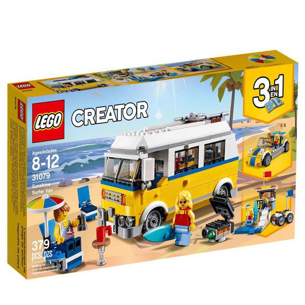 Lego Creator - 3 em 1 - Sunshine Sufer Van - 31079 - "Lego Creator"