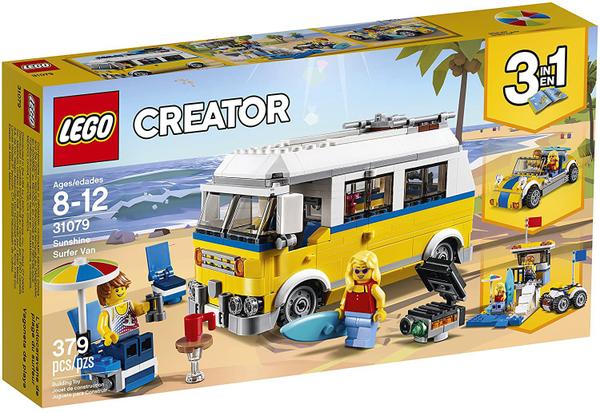 Lego Creator 3 em 1 Sunshine Van de Surfista 31079