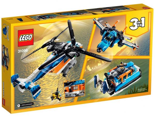 LEGO Creator Helicóptero de Duas Hélices - 569 Peças 31096
