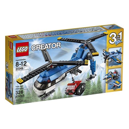 LEGO Creator - Helicóptero de Duas Hélices (3 em 1) - 326 Peças