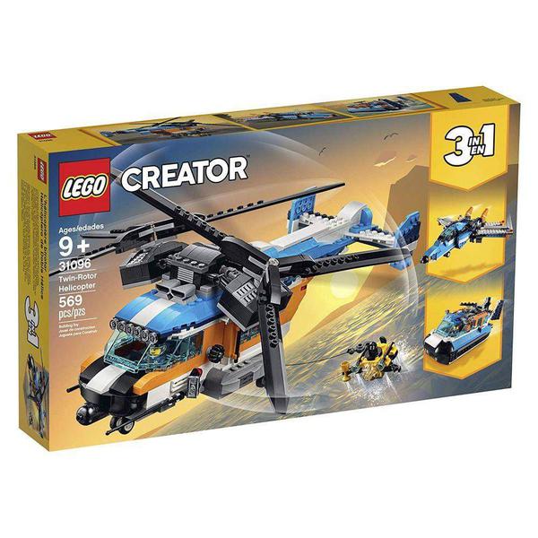 LEGO Creator - Modelo 3 em 1: Helicóptero de Duas Hélices