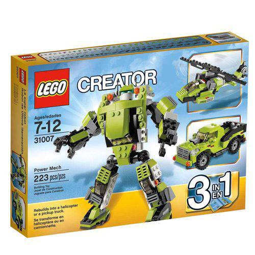 Tudo sobre 'Lego Creator - Robô - 31007'