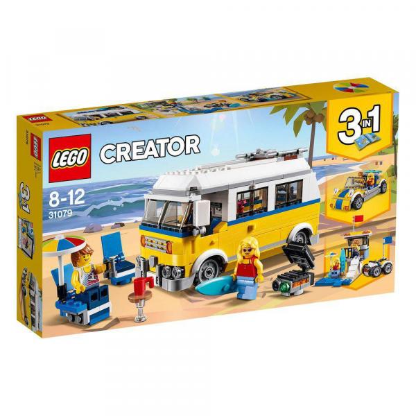 LEGO Creator Sunshine Van de Surfista 379 Peças 31079