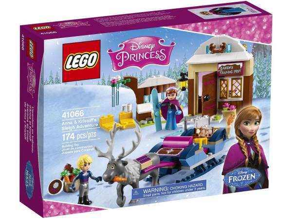 Tudo sobre 'LEGO Disney Princess a Aventura de Trenó de Anna - e Kristoff 4111141066 174 Peças'