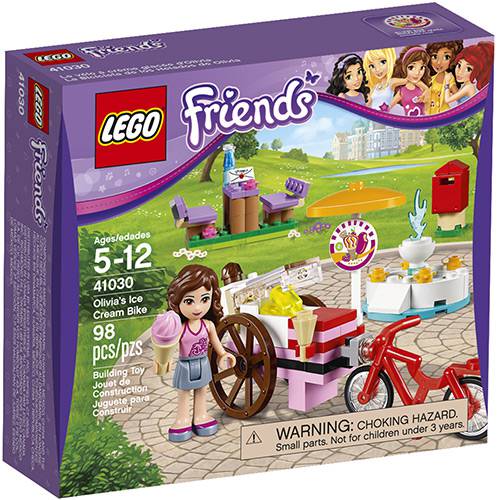Tudo sobre 'LEGO Friends a Motocicleta de Sorvetes da Olivia 41030'