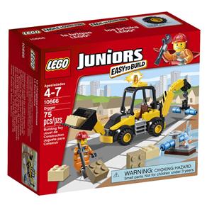 LEGO Juniors Escavadora 75 Peças com 1 Boneco
