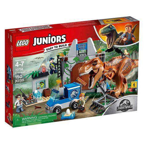 Lego Juniors Jurassic WORLD Fuga de T-REX 10758