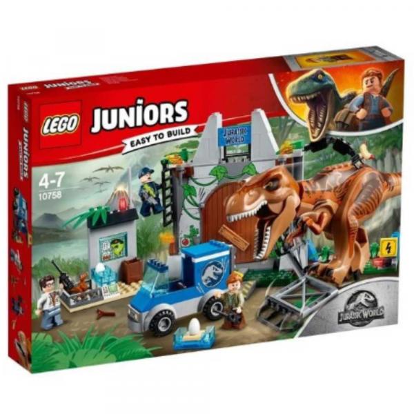 Lego Juniors Jurassic World Fuga do T-Rex 150 Peças - 10758