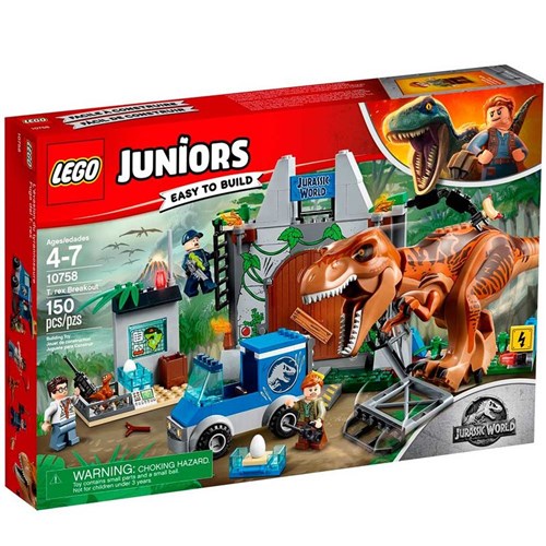 Lego Juniors Jurassic World T Rex Breakout