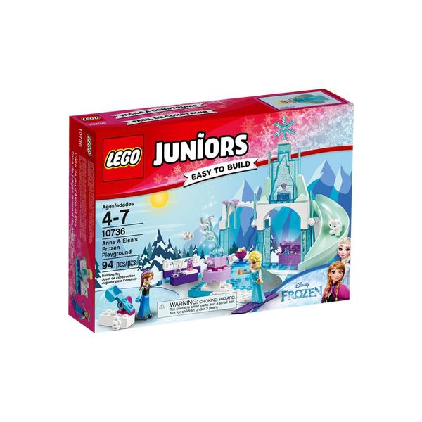 LEGO Juniors - o Pátio de Recreio Gelado de Anna e Elsa - 10736