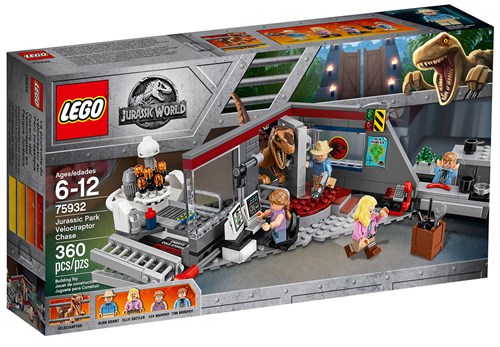 Lego Jurassic Wolrd Perseguição de Raptor 75932