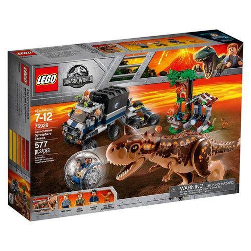Lego - Jurassic World a Fuga da Girosfera do Carnotauro - 4111175929
