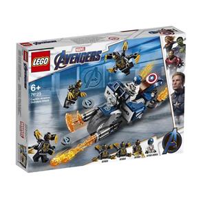 Lego Marvel - Capitão América: Ataque Outriders - 76123