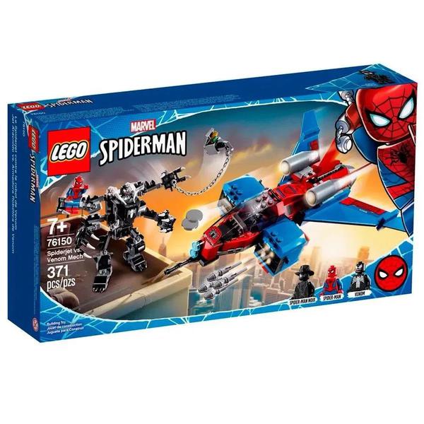 Lego Marvel Homen Aranha Spiderjet Vs. Robo Venom 76150 Lego