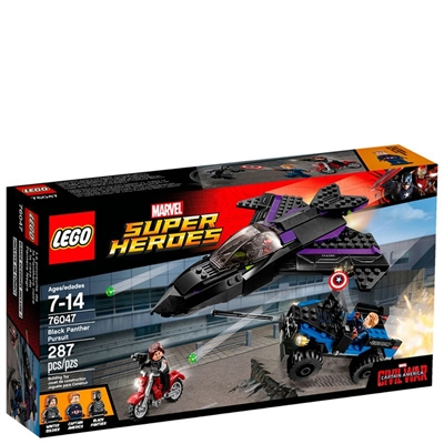 Lego Marvel Perseguição do Pantera Negra 76047 - LEGO