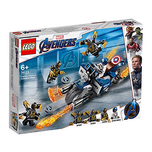 LEGO Marvel Super Heroes - Capitão América: Ataque Outriders - 76123