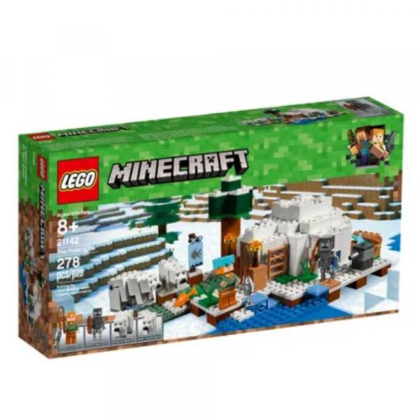 Lego Minecrafit o Iglu Polar 278 Peças 21142