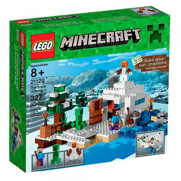 Lego Minecraft 21120 o Esconderijo da Neve - LEGO