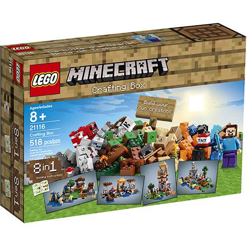 Tudo sobre 'LEGO Minecraft 21116 - Caixa Criativa'