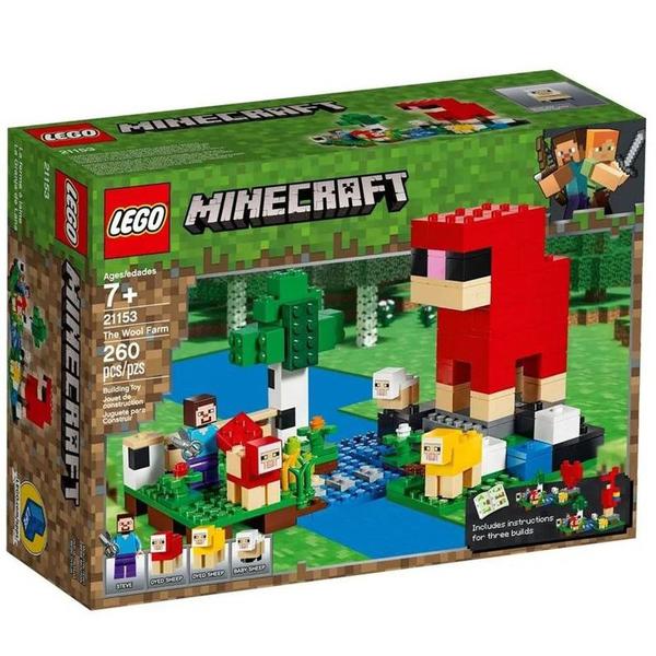 Lego Minecraft - 21153 - Fazenda de Lã
