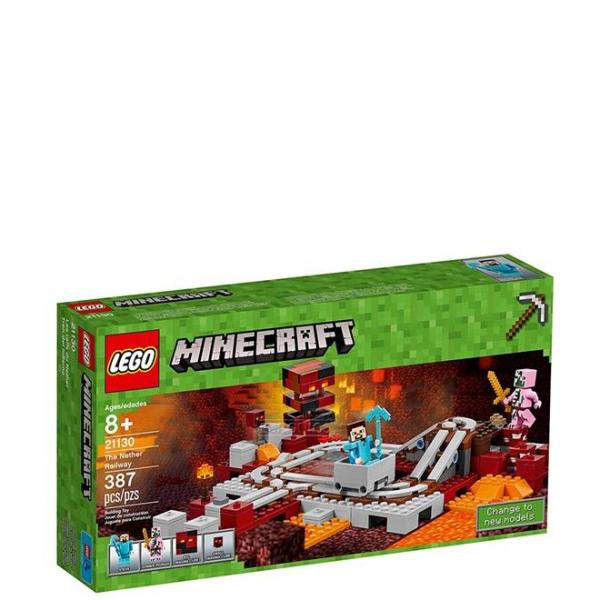 LEGO Minecraft - a Ferrovia de Nether 21130 - LEGO