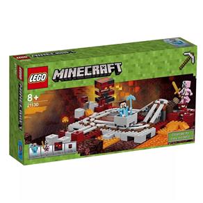 LEGO Minecraft - a Ferrovia de Nether - 387 Peças