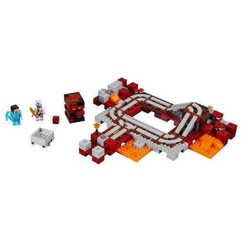 Tudo sobre 'Lego Minecraft - a Ferrovia de Nether'
