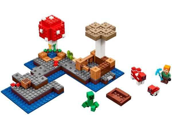 LEGO Minecraft a Ilha dos Cogumelos 247 Peças - 21129