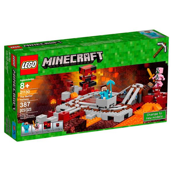 LEGO Minecraft - Ferrovia Nether - 21130