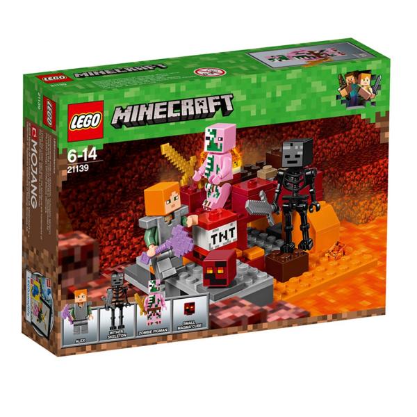 LEGO Minecraft - o Combate de Nether - 84 Peças