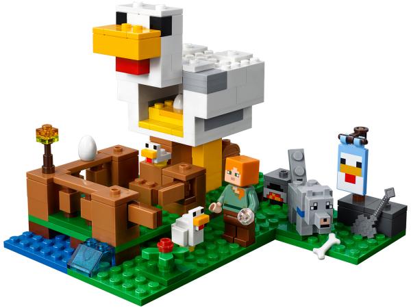 LEGO Minecraft o Galinheiro 198 Peças - 21140