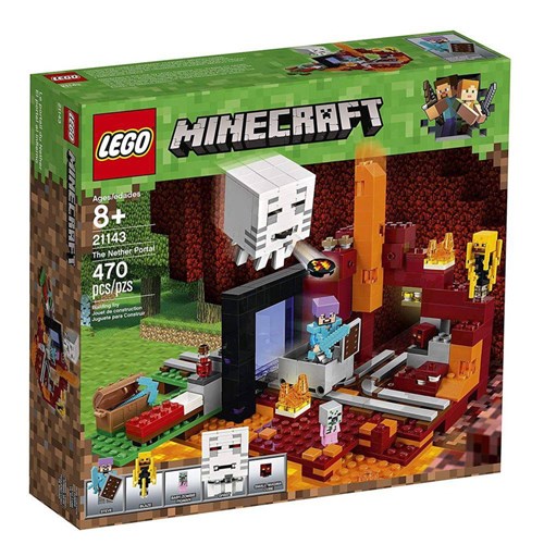 Lego Minecraft o Portal do Nether 21143