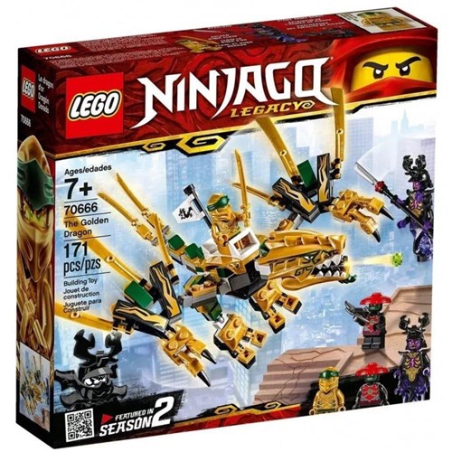 Lego Ninjago 70666 Dragão Dourado - Lego