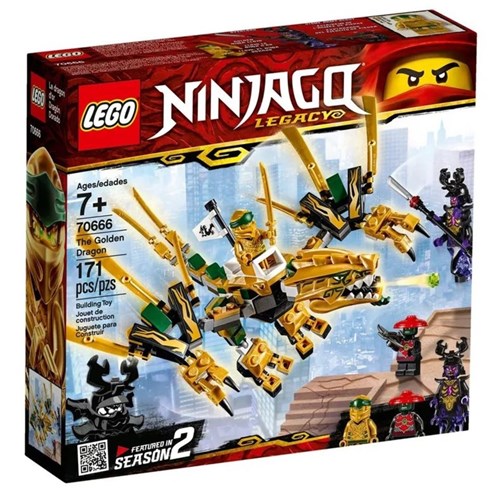 Lego Ninjago - 70666 - o Dragão Dourado
