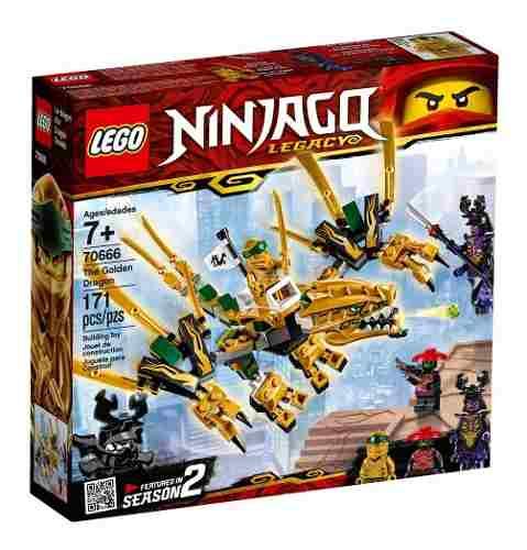 Lego Ninjago - Legacy - Dragão Dourado - 70666