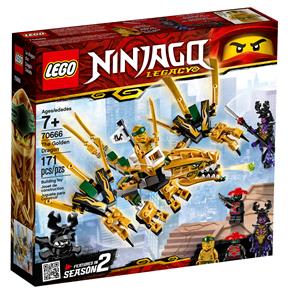LEGO Ninjago - o Dragão Dourado 70666 - 171 Peças