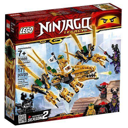 Lego Ninjago o Dragao Dourado 70666