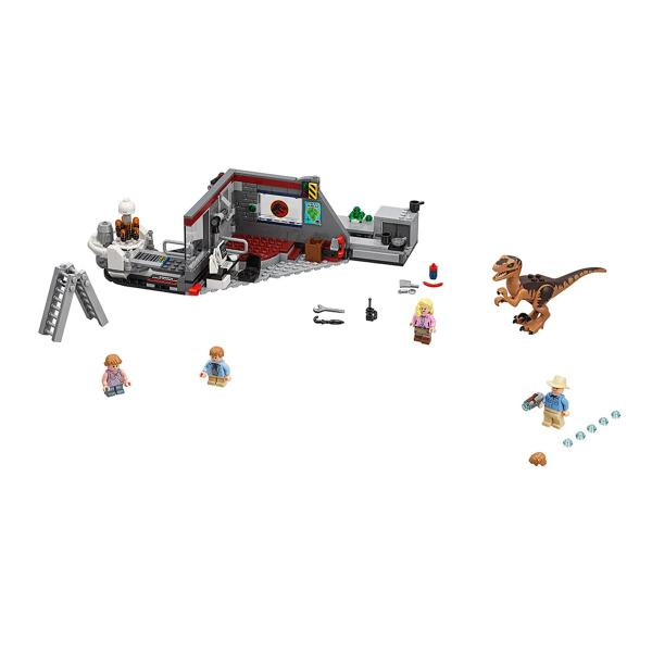 Lego Perseguição de Raptor Parque Jurassic World