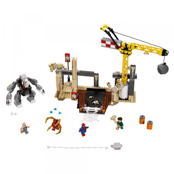 Lego Super Heroes 76037 - Rhino e o Super Vilão Sandman Juntam Forças